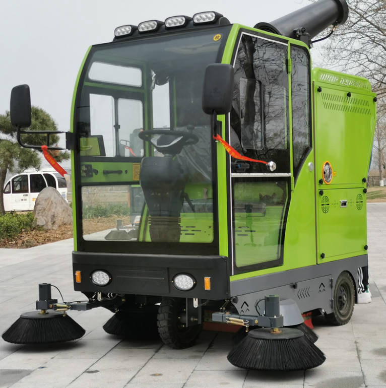 临沂道路清洁广泛应用电动环卫清扫车