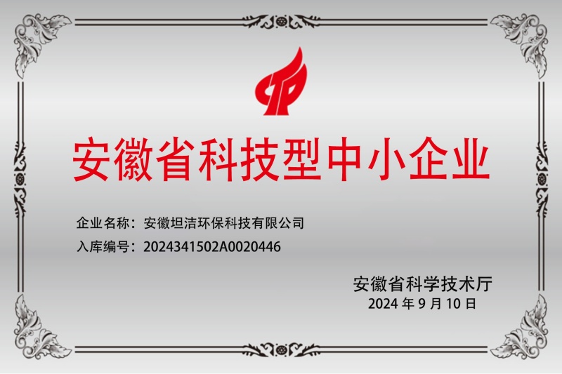 临沂安徽科技型中小企业证书